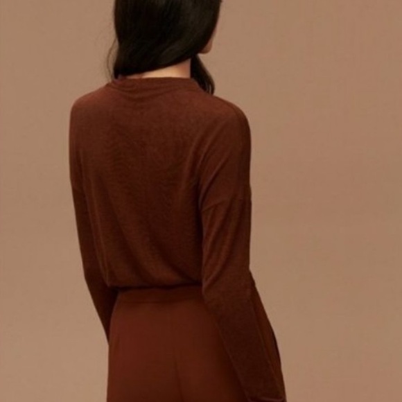 Wilfred Mockneck Sheer Turtleneck - Picture 4 of 6